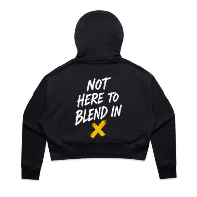 Blend in Crop Hoodie | Womans Thumbnail